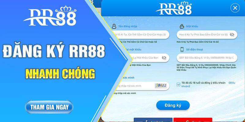 Quy trình đăng ký RR88 nhanh chóng và dễ dàng