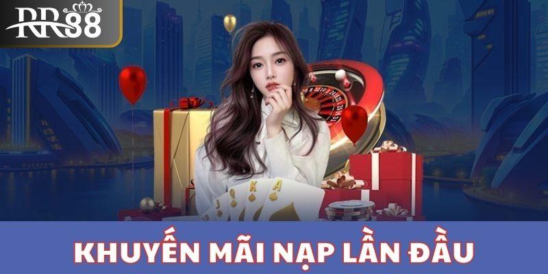 Khuyến mãi RR88 hoàn tiền lần nạp đầu tối đa lên đến 8.888.000 VND